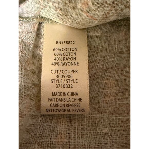 NEW Puff Sleeve Top S Cotton Blend Milkmaid Babydoll Cottage Max Studio 128 MSRP - Picture 8 of 8